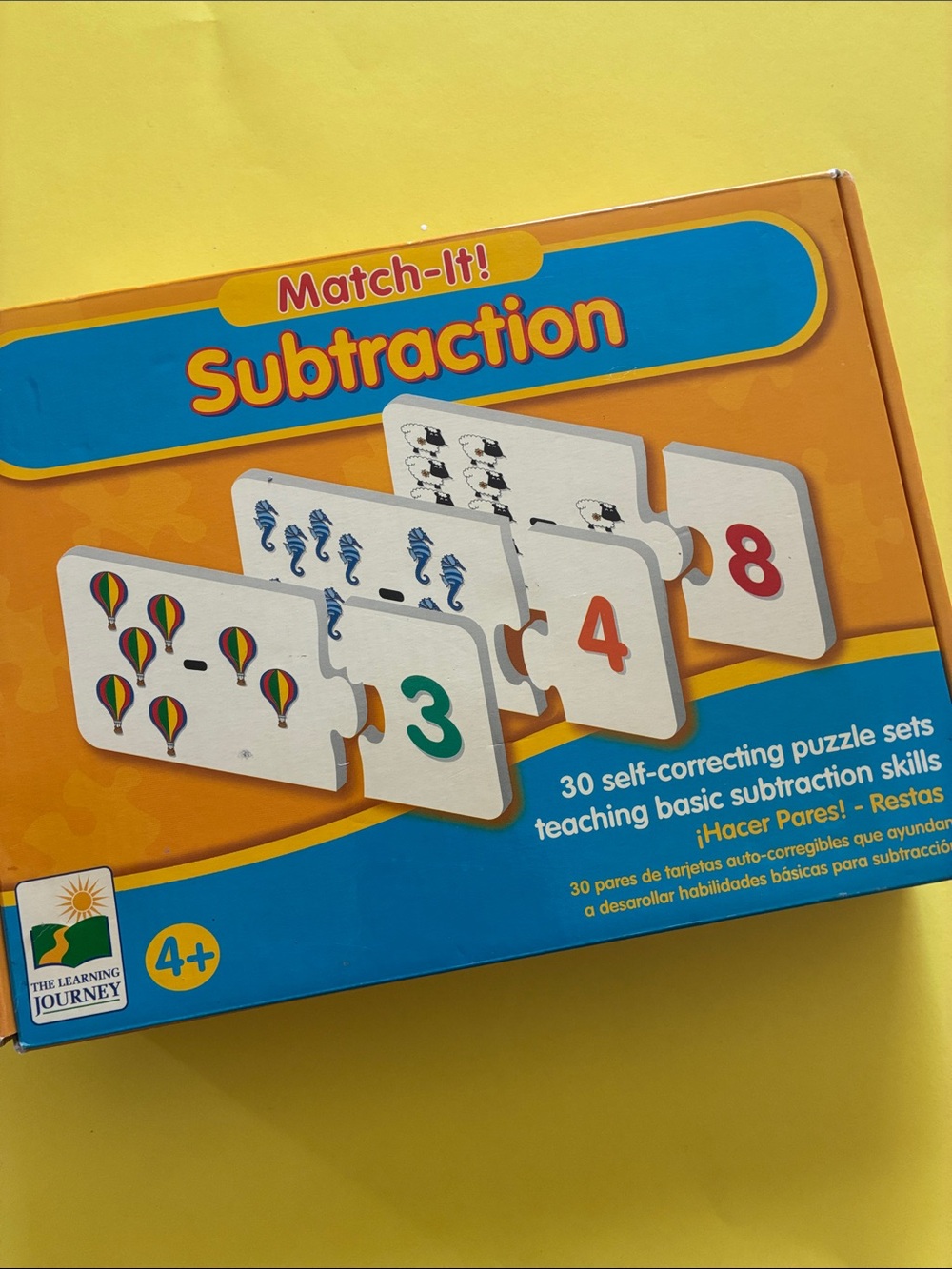 Match It - SUBTRACTION PUZZLES (30 puzzle pairs)